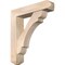 Ekena Millwork Olympic Craftsman Smooth Bracket w/ Offset Brace, Douglas Fir, 7 1/2"W x 34"D x 38"H BKT0806X34X38OLY04SDF - alternate 1